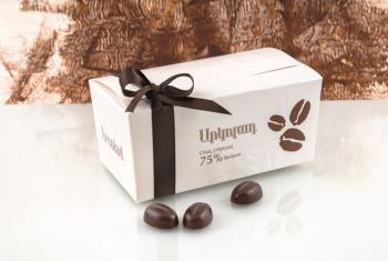 Dark chocolate 75% cocoa "Coffee beans", 310 g Dark chocolate 75% cocoa "Coffee beans", 310 g