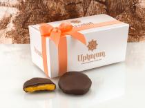 Chocolate coated dried peach, 220 g